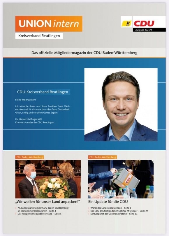 UNIONintern - Ausgabe 4 / 2021